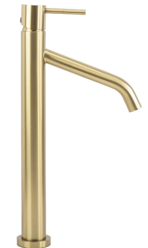 Смеситель для умывальника Rea Level gold matt B6217