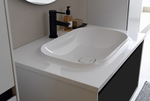 Тумба подвесная Kolpa-san Pandora OUP 75 Black stone 514210