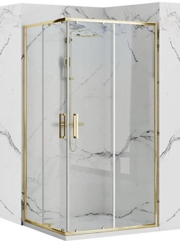 Душевой уголок Rea Punto Gold 80x100 K6442