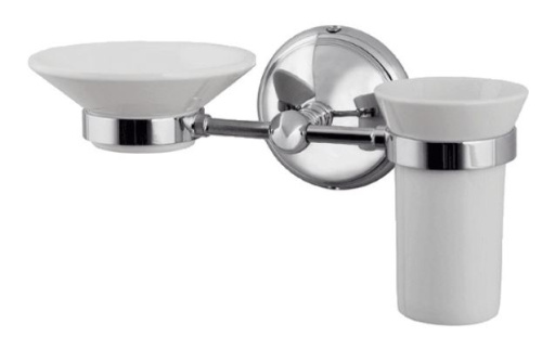 Мыльница и стакан Caprigo Romano 7012A-crm