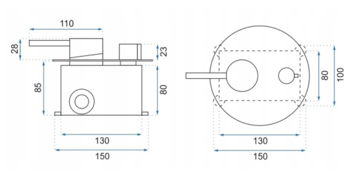 Смеситель для ванны Rea Lungo Black P6300