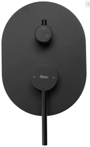 Душевая система Rea Oval Black matt P8467