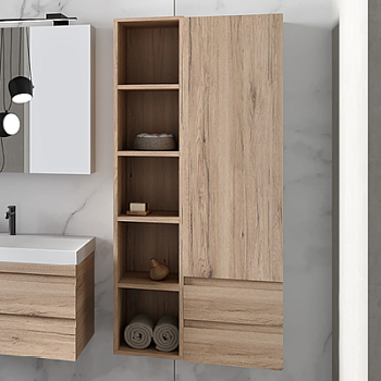 Пенал подвесной Kolpa-san Naomi N 1500/30 Dark concrete 546110