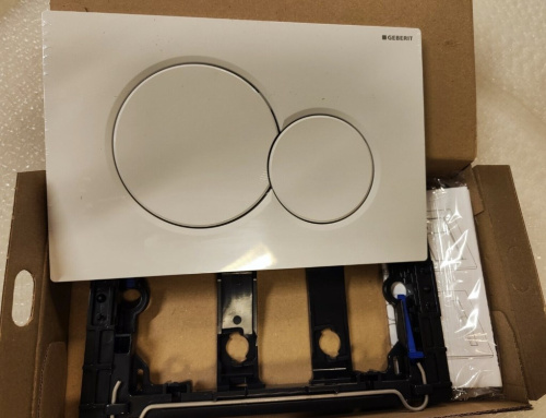 Кнопка смыва Geberit SIGMA 01 115.770.11.5 белый матовый