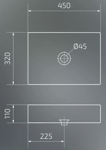 Умывальник Gid N1204