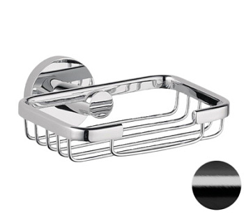 Мыльница Remer Guest GS11CFP, черный брашированный хром