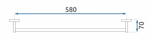 Полотенцедержатель Rea ERLO 01 gold 80002