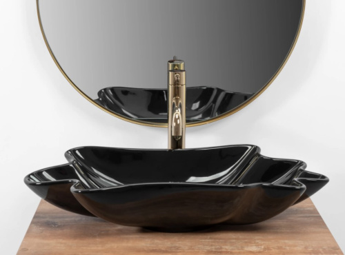 Умывальник Rea Infinity Black U3401