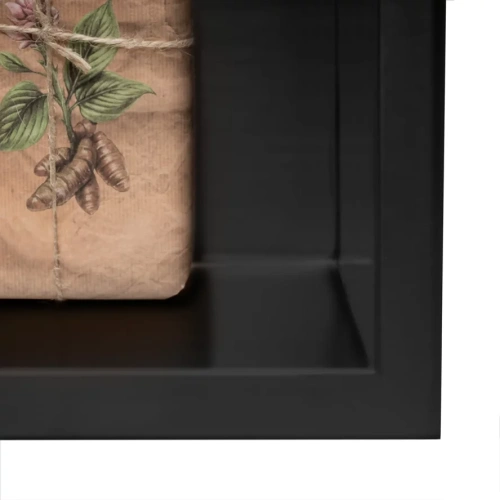 Полка врезная Rea 06 black matt 05605