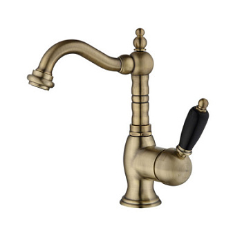 Смеситель для умывальника Caprigo Adria-uno Black Edition 02B-524-VOT