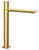 Смеситель для раковины Remer Edge EG512LXLBG, золото брашированное