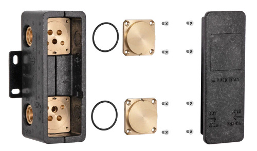 Скрытая часть на 2 выхода Remer RRBOX92