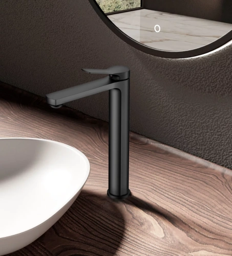 Смеситель для раковины Vincea Arco VBF-4AR02MB