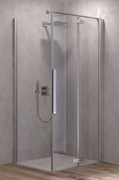 Душевая дверь Kolpa-San Polaris Fold D 80-R silver brill transparent 516160