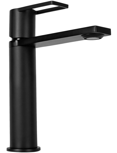 Смеситель для умывальника Rea Flip Black matt B2005