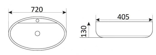 Умывальник CeramaLux 9435