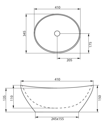 Умывальник Calani Fiesta CAL-00001