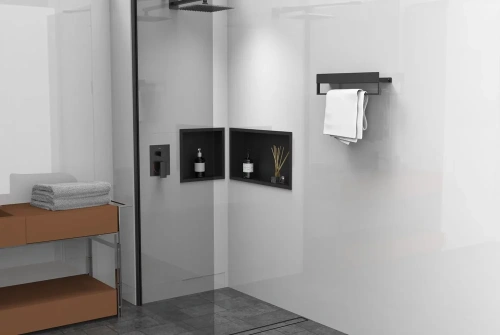 Полка для ванной Rea SF01-450-B BLACK 06000