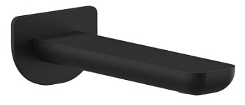 Излив настенный 18 см Remer Infinity 91INO, черный матовый