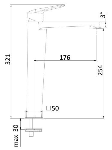 Смеситель для раковины Mariani Essenza A00398ES