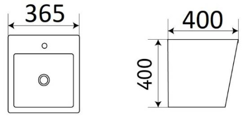 Умывальник CeramaLux 500V