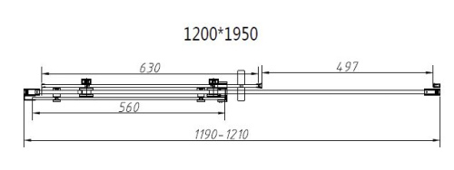 Душевой уголок Vincea Como-N VSR-4CN8012CLB