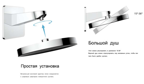 Душевая система Vincea Inspire VSFW-3I21MT3MB Душевая система Vincea Inspire VSFW-3I21MT3MB