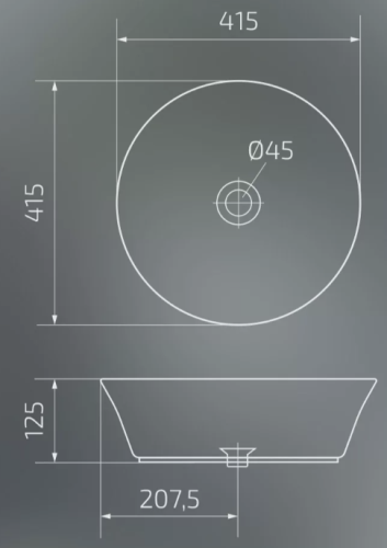 Умывальник Gid N9381