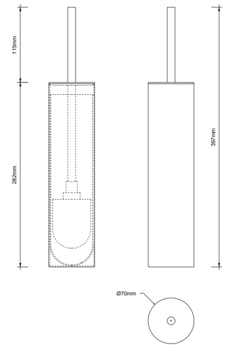 Ёршик напольный Decor Walther Mikado SBG 0521420