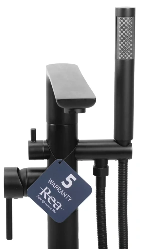 Смеситель для ванны Rea Flores black B2711