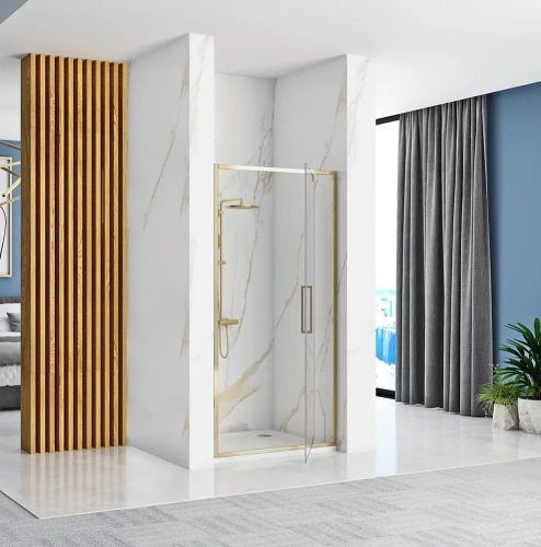Душевая дверь Rea Rapid Swing gold 90 K5618