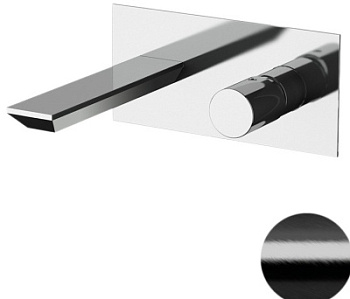 Смеситель для раковины Remer Edge EG515CFP, черный брашированный хром