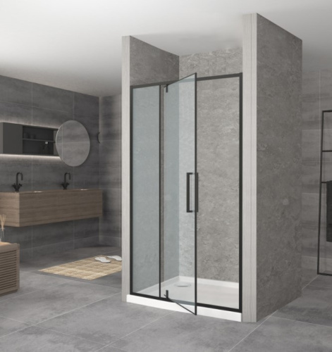 Душевая дверь Rea Rapid Swing black 120 K6413