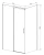 Душевой уголок Vincea Dice VSR-4D8015CL