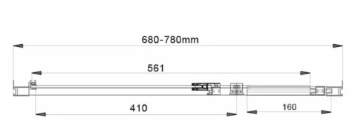 Душевая дверь Vincea Intra VDP-1I7080CH
