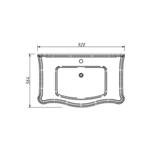 Умывальник Caprigo AB-9090