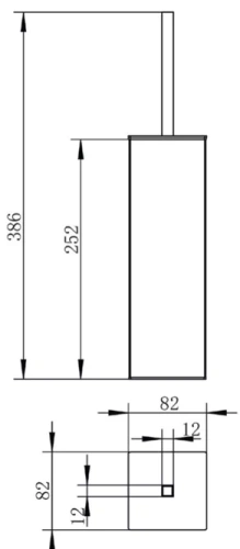 Ёршик напольный Vivi Felice F0313 B