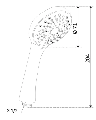 Ручной душ Mariani Trendy B00191TD00