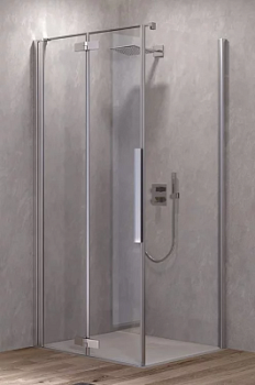 Душевая дверь Kolpa-San Polaris Fold D 90-L silver brill transparent 516170