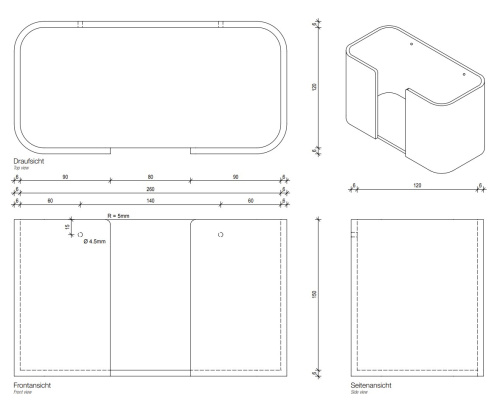 Диспенсер для бумажных полотенец Decor Walther Stone WPTB 0974265