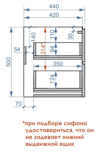 Тумба подвесная Vela Каскад Дуб Галифакс 80П под Milen TU27149