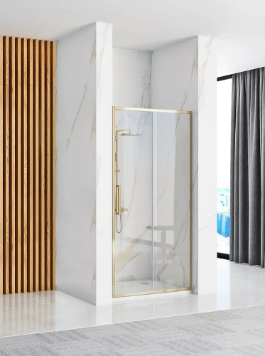 Душевая дверь Rea Rapid Slide gold 100 K5611