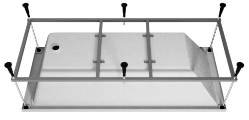 Ванна акриловая Vincea VBT-2G150-FR