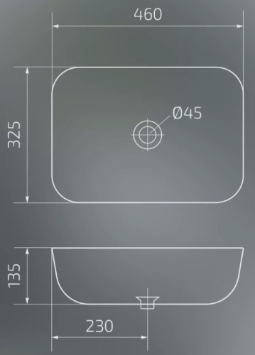 Умывальник Gid Nc425