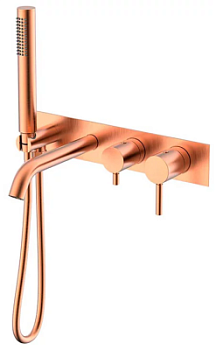 Смеситель для ванны Nemo Round NM-2353RG rose gold