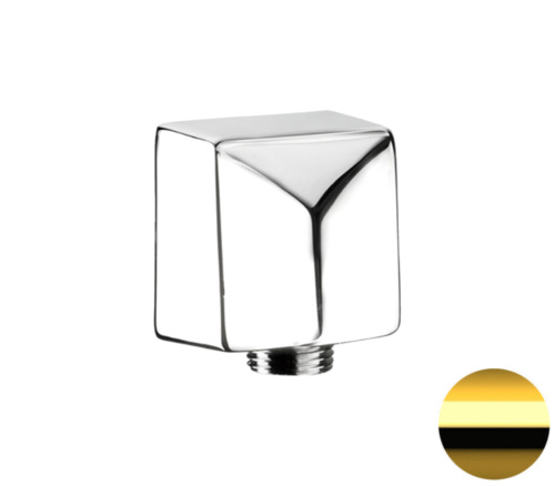 Шланговое подключение для душа Remer 309SDO, золото глянцевое