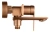 Смеситель для ванны Rea Storm copper brush B3003