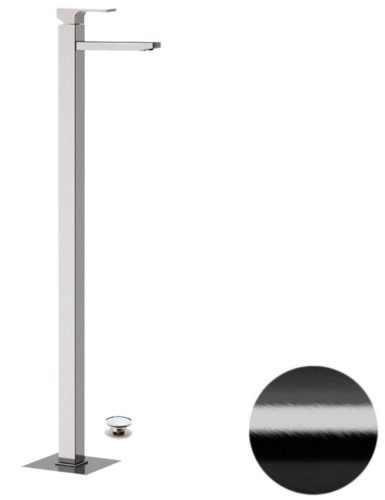 Смеситель для раковины Remer Absolute AU18CFP, черный брашированный хром