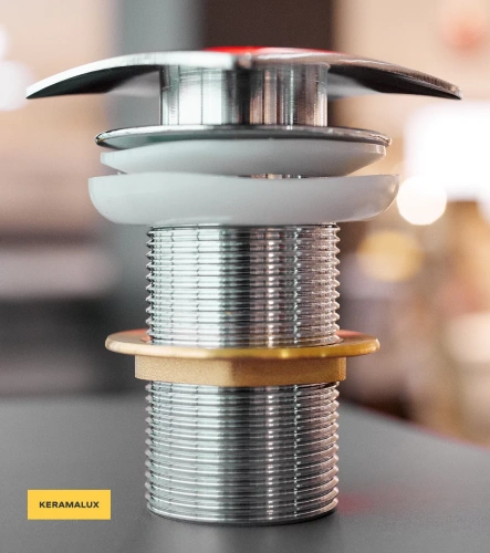 Донный клапан для раковины CeramaLux RD006 без перелива