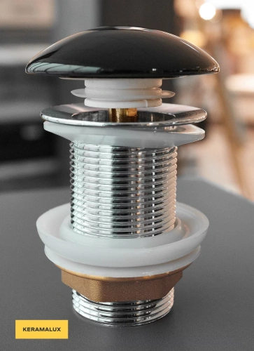 Донный клапан для раковины CeramaLux RD018 без перелива